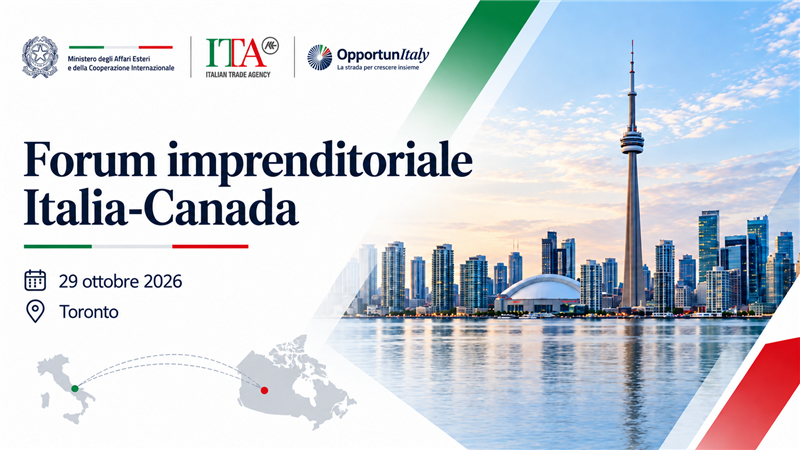 Italy–Canada Business Forum: New Opportunities in Toronto